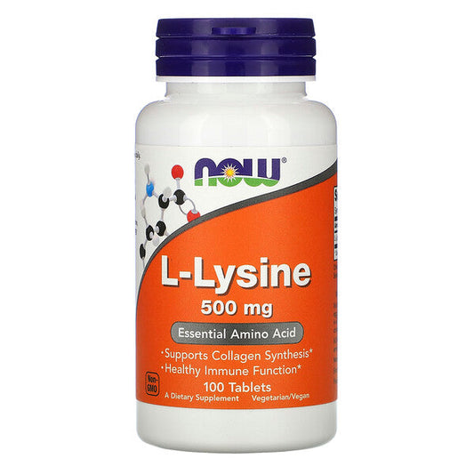 NOW L-Lisina 500 mg 100 Compresse, un aiuto efficace contro l'herpes