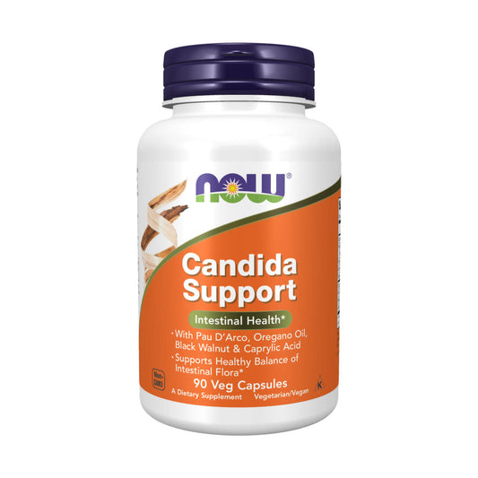 NOW Candida Support - 90 capsule vegetali - Salute intestinale