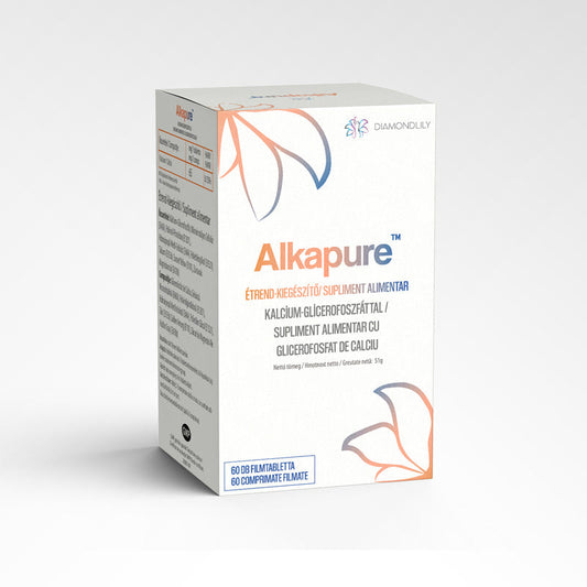 Alkapure - Integratore alimentare di calcio-glicerofosfato, 60 compresse