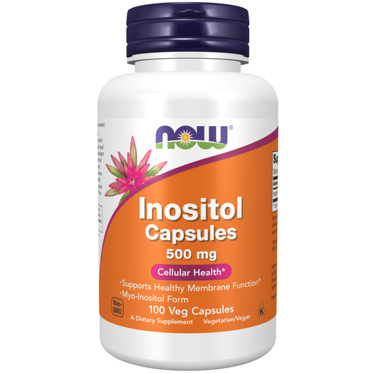NOW Inositolo 500 mg 100 capsule vegetali