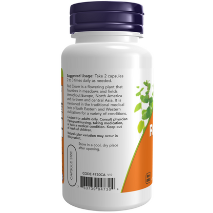 NOW Trifoglio Rosso 375 mg 100 Capsule Vegetali