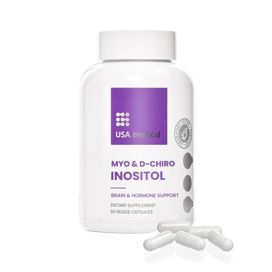 USA Medical Myo e D-Chiro-Inositolo, 60 capsule